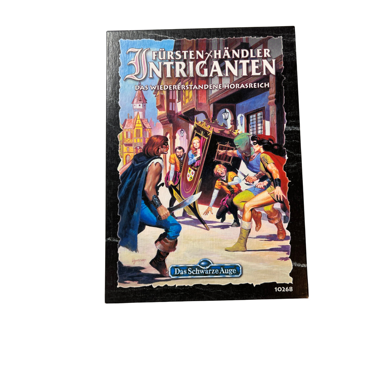 DSA  - Das schwarze Auge - Fürsten, Händler, Intriganten BOX 10268 - Vollständig – Brettspielimperium