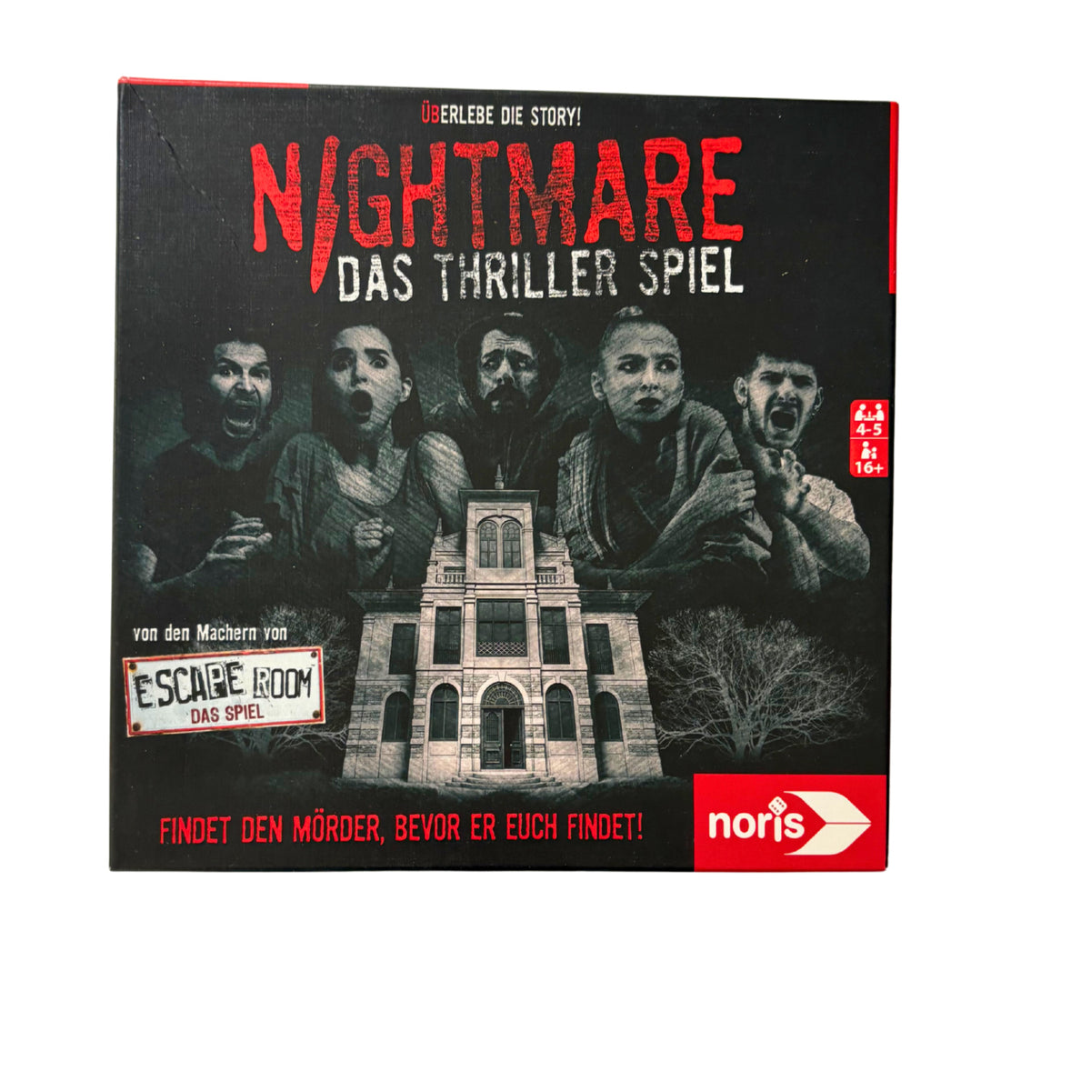 Noris Nightmare Das Thriller Spiel 4-5 Spieler ab 16 Deutsch - Vollständig – Brettspielimperium