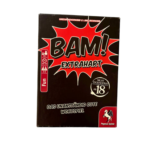 BAM! EXTRAHART - DAS UNANSTÄNDIG GUTE WORTSPIEL PEGASUS - Vollständig – Brettspielimperium