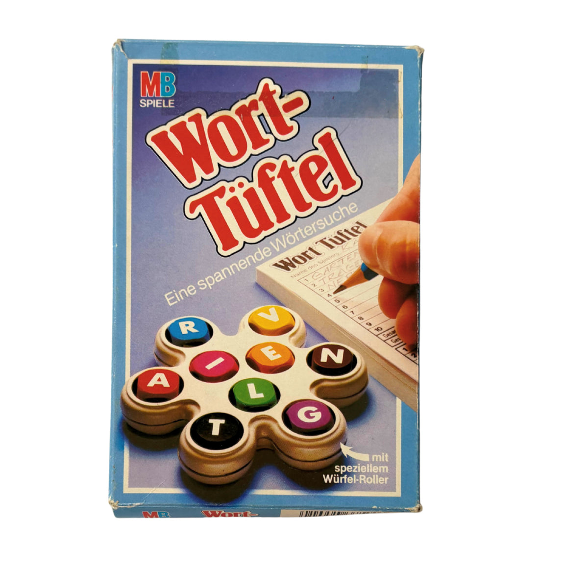 Wort Tüftel Parker Hasbro MB 1984 Reise Vollständig – Brettspielimperium