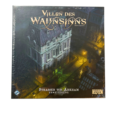 Villen des Wahnsinns 2 Edition Strassen von Arkham Erweiterung DE  NEU – Brettspielimperium
