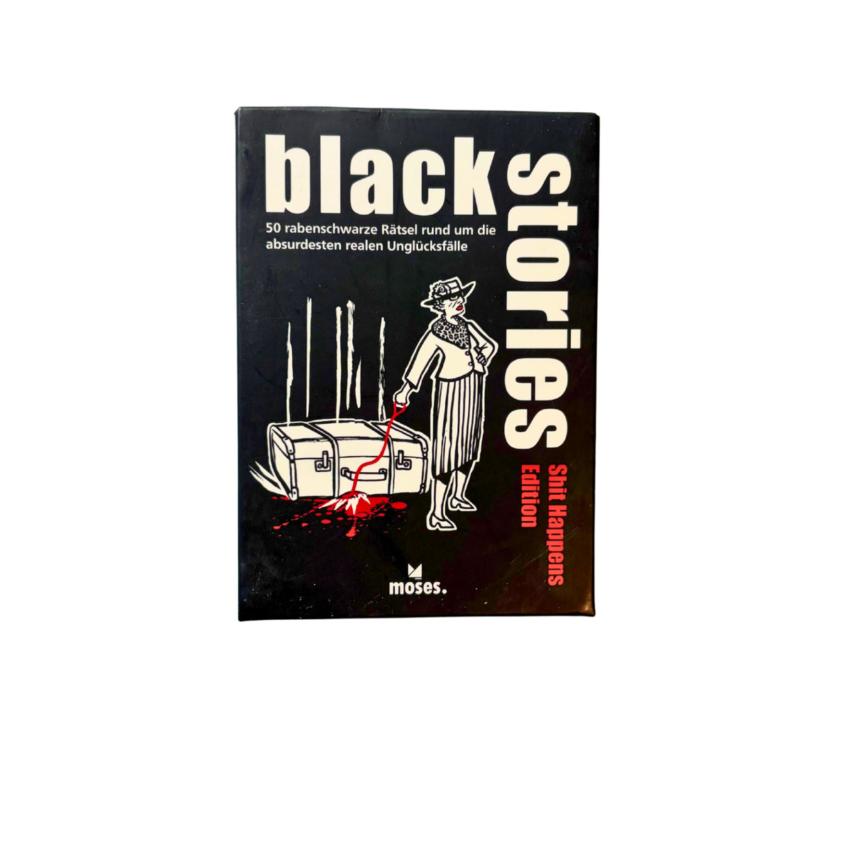 Black Stories Sebastian Shit Happens Edition Moses - Vollständig – Brettspielimperium