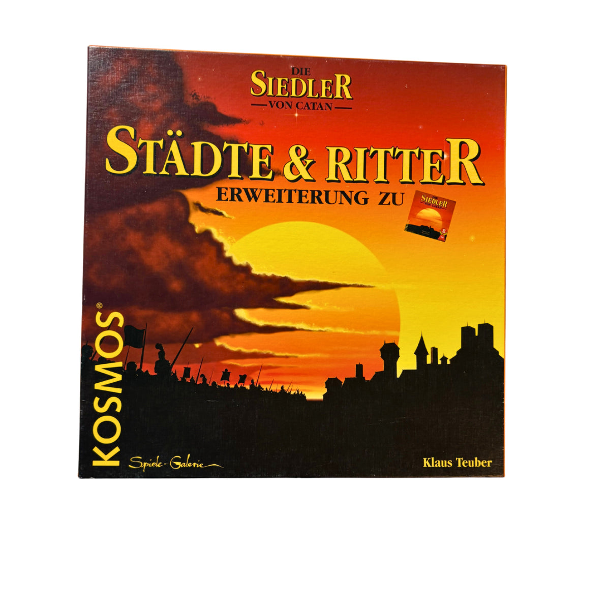 Die Siedler von Catan Städte und Ritter Erweiterung HOLZ - Vollständig – Brettspielimperium