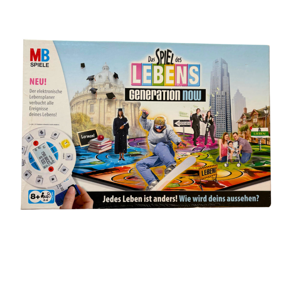 Brettspiel - Das SPIEL des LEBENS Generation NOW - MB – Vollständig – Brettspielimperium