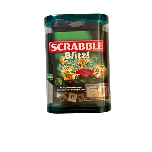 Scrabble Blitz Spiel Reise Würfel Brettspiel Kreuzwort - Unbespielt – Brettspielimperium