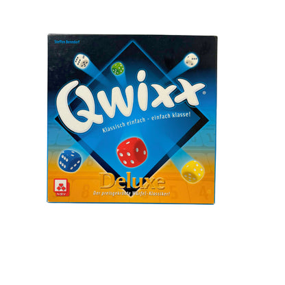 Qwixx Deluxe Gesellschaftsspiel Deutsch NBV - Vollständig – Brettspielimperium