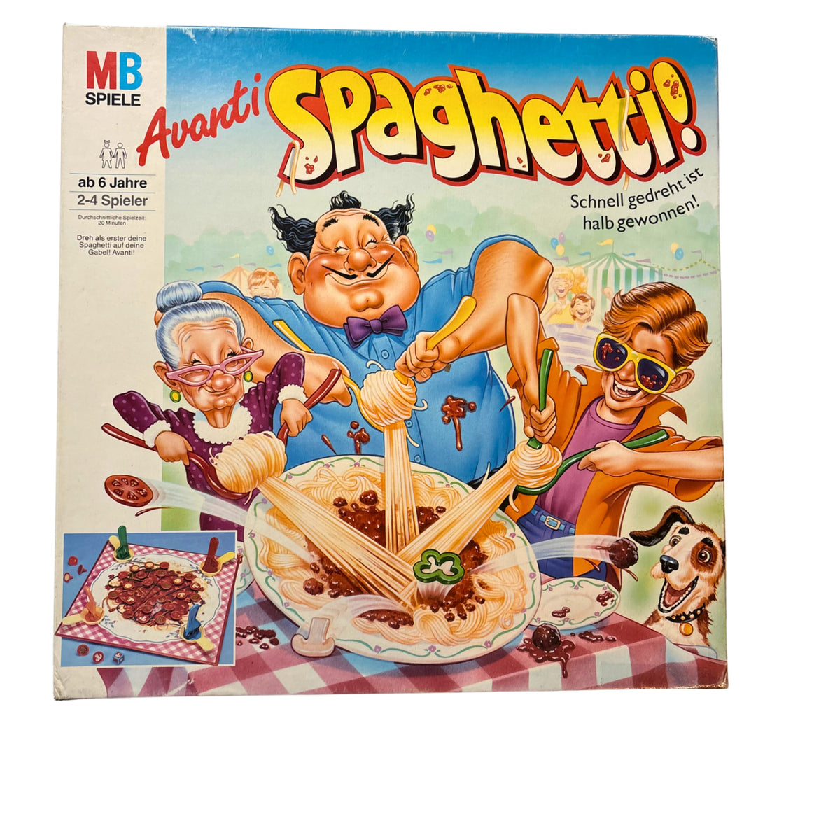 Avanti Spaghetti - MB Spiele - vollständig – Brettspielimperium