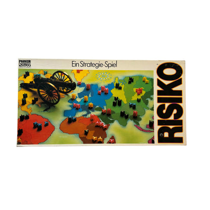 Risiko - Strategiespiel weiß Parker 1982 - Vollständig – Brettspielimperium