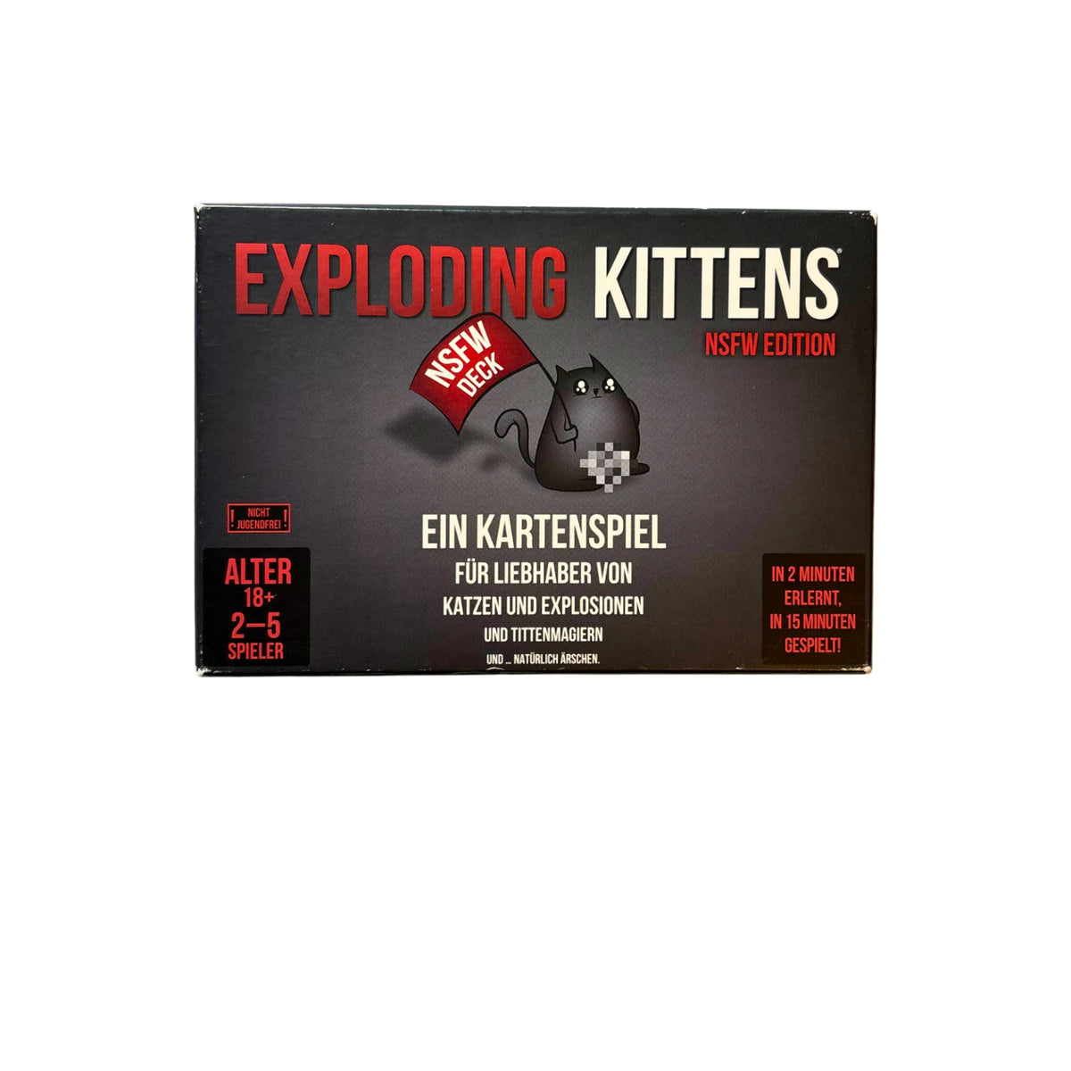 Exploding Kittens NSFW Edition Kartenspiel Partyspiel - Vollständig – Brettspielimperium