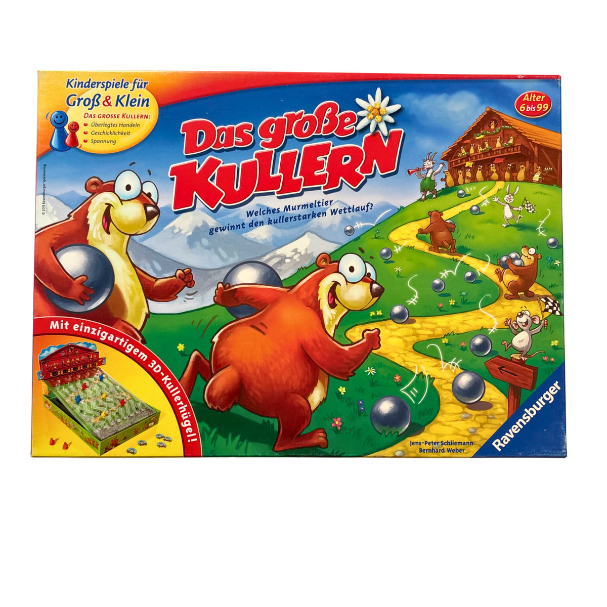 Das große Kullern spiel Brettspiel Ravensburger 2011 - Vollständig – Brettspielimperium