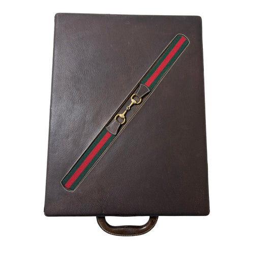 Gucci Backgammon-Set aus Holz und Leder - Vollständig – Brettspielimperium