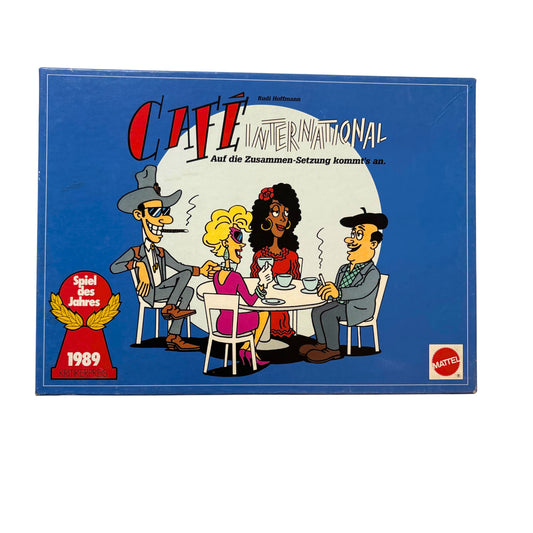 Café International - Brettspiel von Mattel - Vollständig – Brettspielimperium