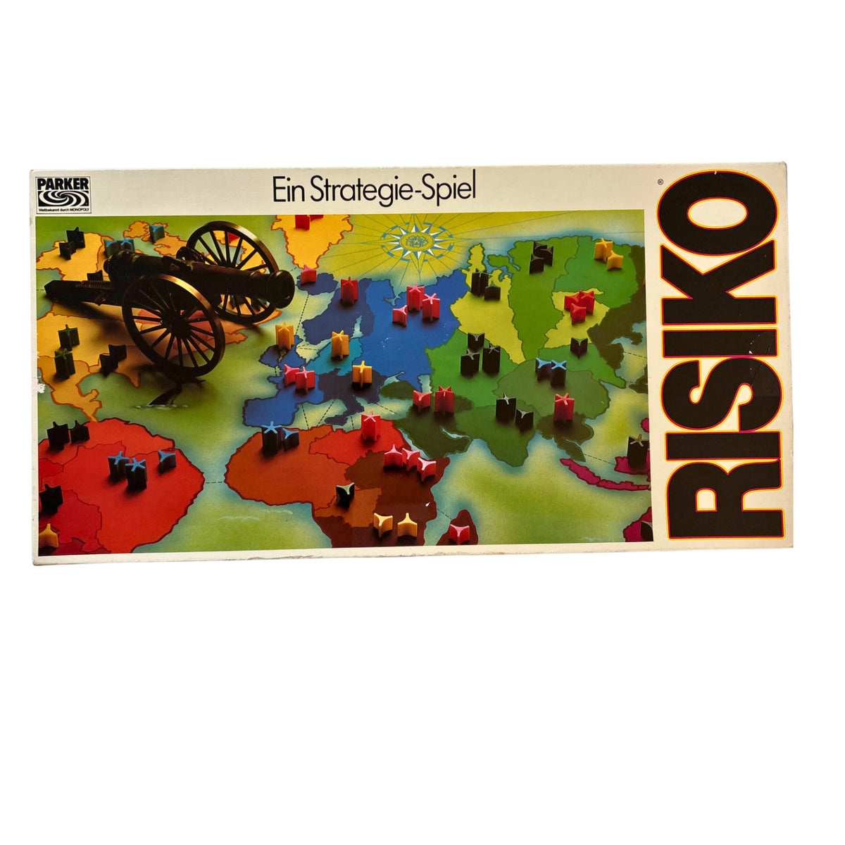 Risiko - Strategiespiel weiß Parker 1982 - Vollständig – Brettspielimperium
