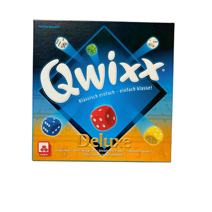 Qwixx Deluxe Gesellschaftsspiel Deutsch NBV - Vollständig – Brettspielimperium