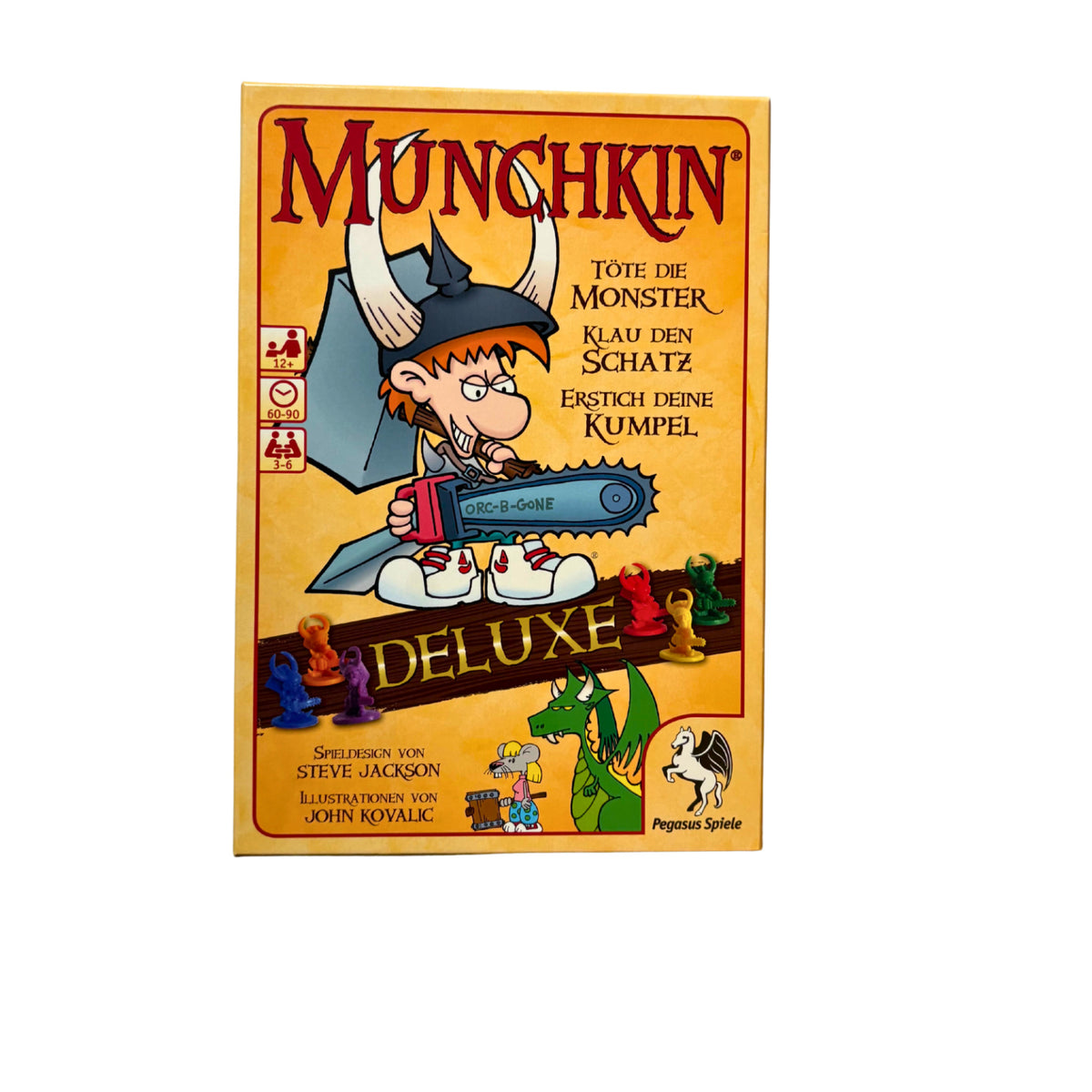 Munchkin Deluxe von Pegasus Spiele Familienspiel Deutsch - Vollständig – Brettspielimperium