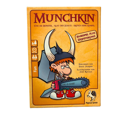 Munchkin Basis Spiel + Erweiterung Pegasus Spiele - Vollständig – Brettspielimperium