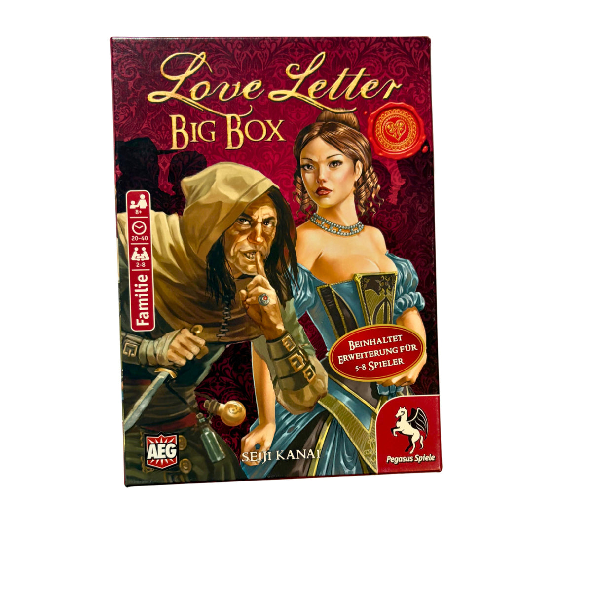 Love Letter Big Box  - deutsch - Pegasus Spiele - Vollständig – Brettspielimperium