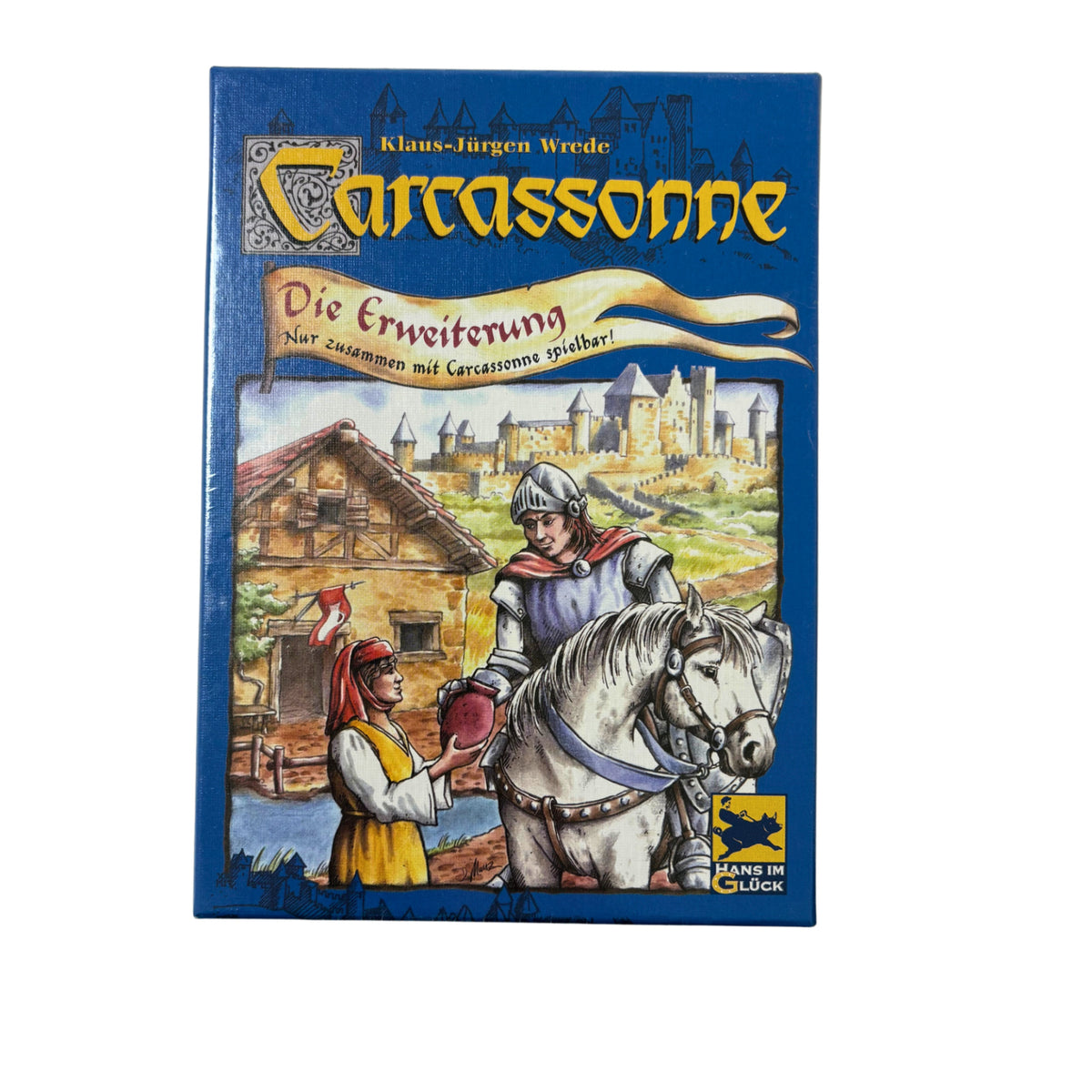 Carcassonne Die Erweiterung alte Version Hans im Glück - Neu in Folie – Brettspielimperium