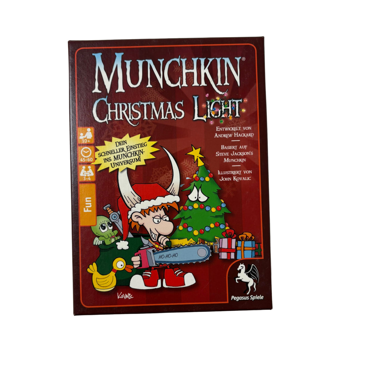 Munchkin Christmas Light Pegasus Spiele - NEU in Folie – Brettspielimperium