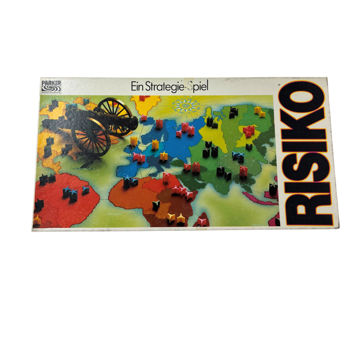 Risiko - Strategiespiel weiß Parker 1982 - Vollständig – Brettspielimperium