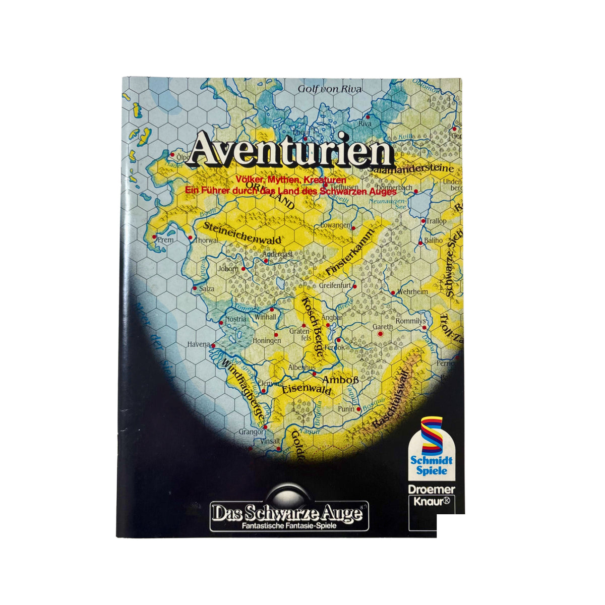 DSA Das schwarze Auge Schmidt Heft Aventurien - Völker, Mythen, Kreaturen – Brettspielimperium