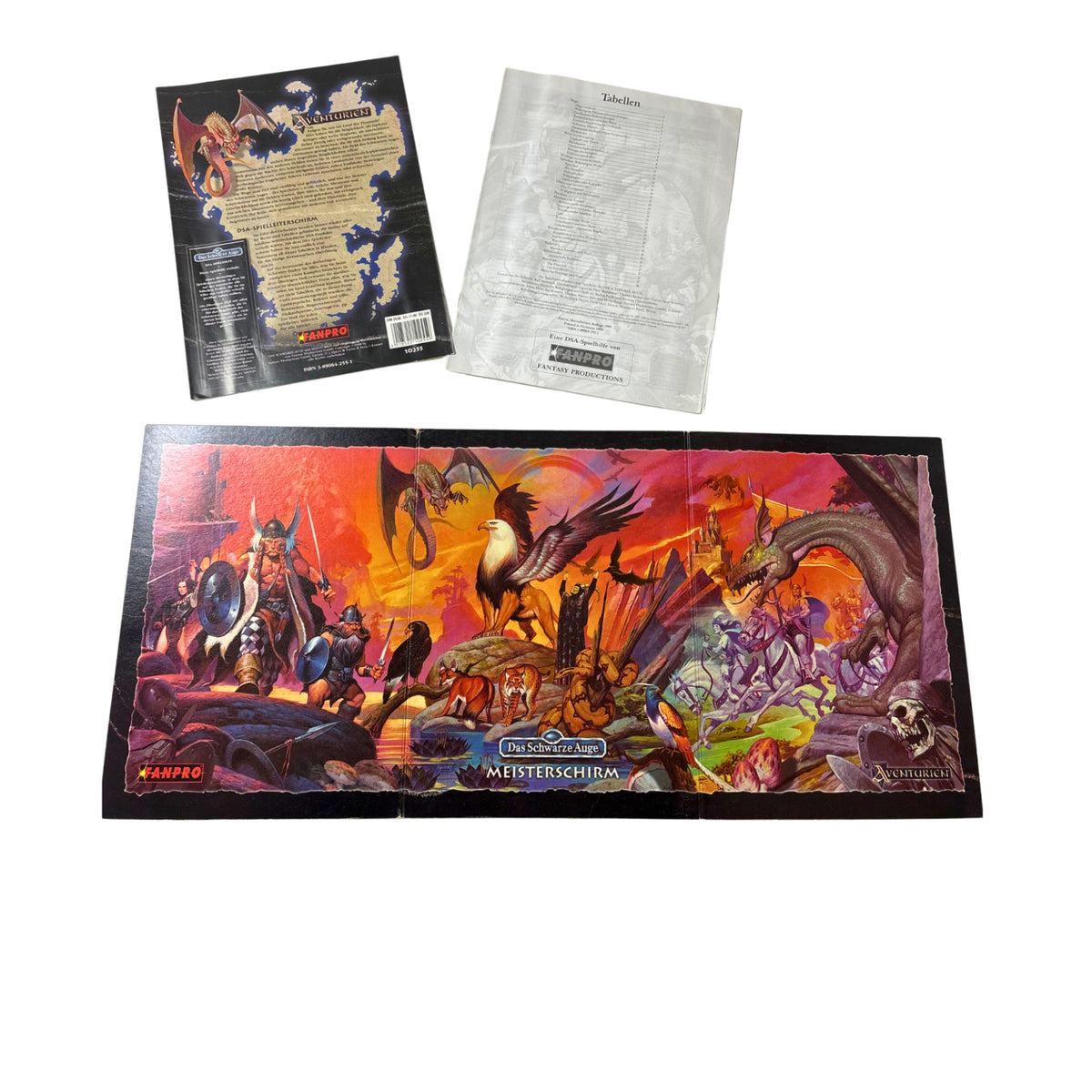 Das Schwarze Auge DSA - Meisterschirm - DSA3 Dritte Edition - 1998 - Fanpro – Brettspielimperium