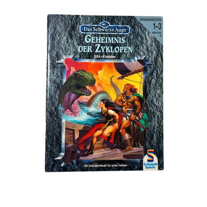 Das Schwarze Auge Schmidt Spiele Rollenspielbuch -Das Geheimnis der Zyklopen – Brettspielimperium