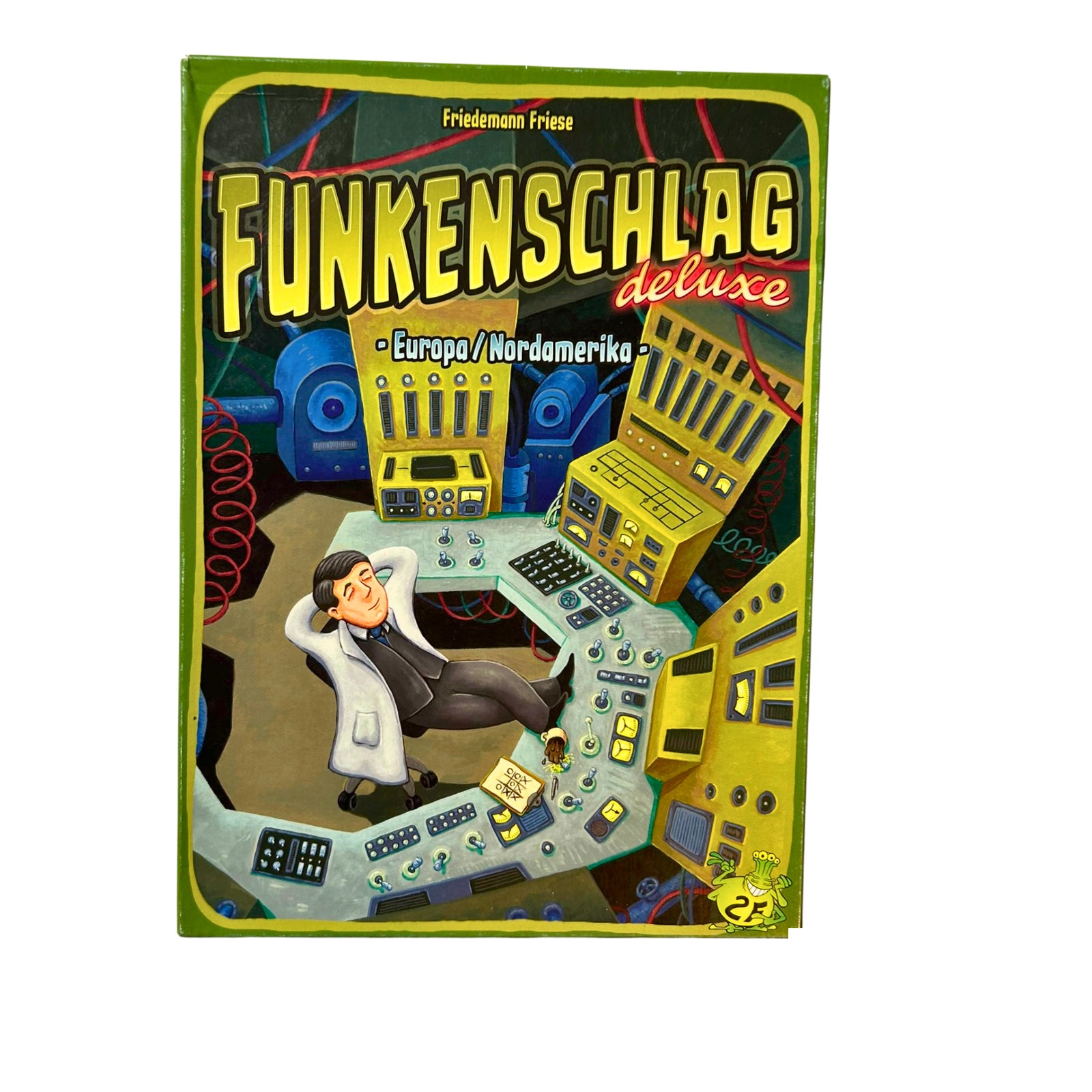 2F - Funkenschlag deluxe: Europa/Nordamerika -Brettspiel – SKU A8380 – Gesellschaftsspiel gebraucht kaufen bei Brettspielimperium