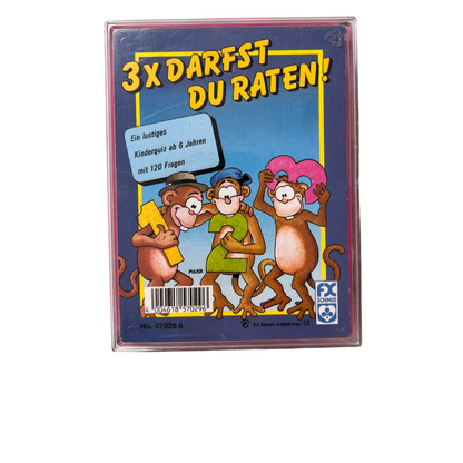 3 x darfst du raten  FX Schmid  Frage und Antwortspiel  Vollständig - Ansicht 1