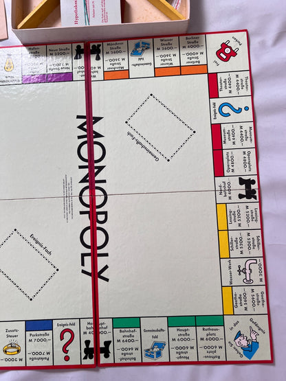 Monopoly Brettspiel Spiele Schmidt silber Vintage alt 60er Holz - Vollständig - Ansicht 4