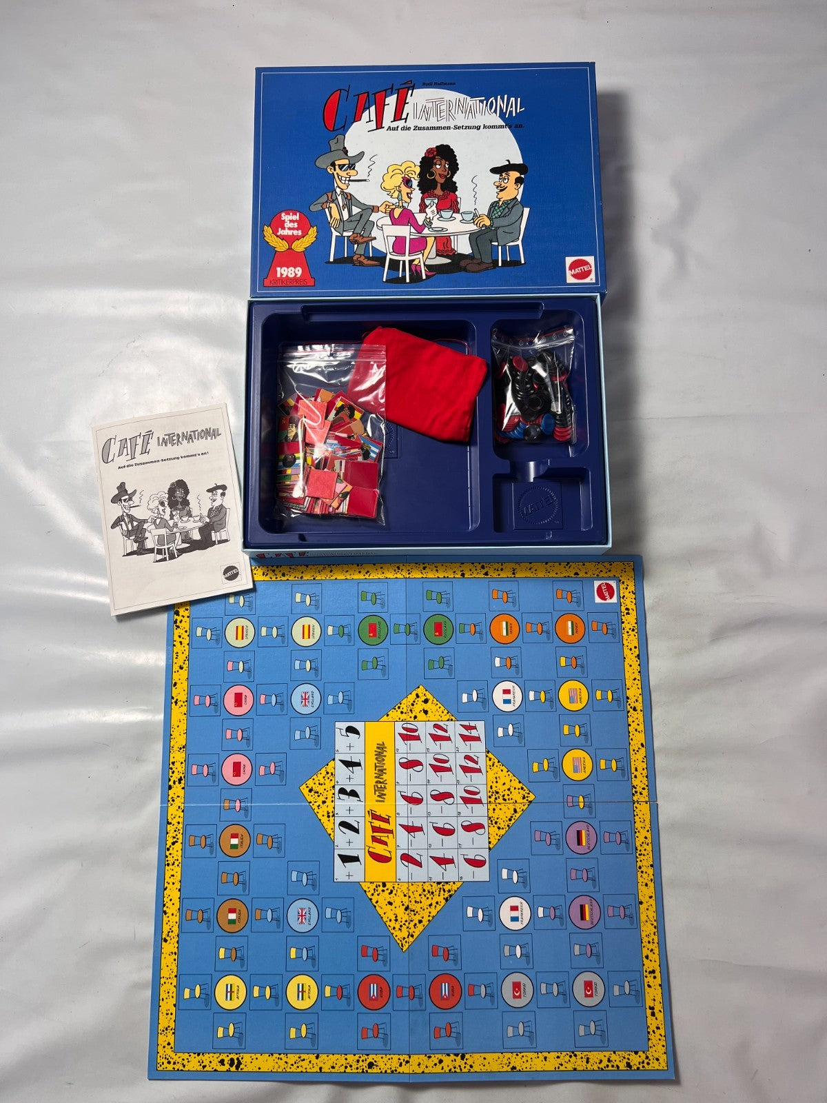 Café International - Brettspiel von Mattel - Vollständig - Ansicht 2