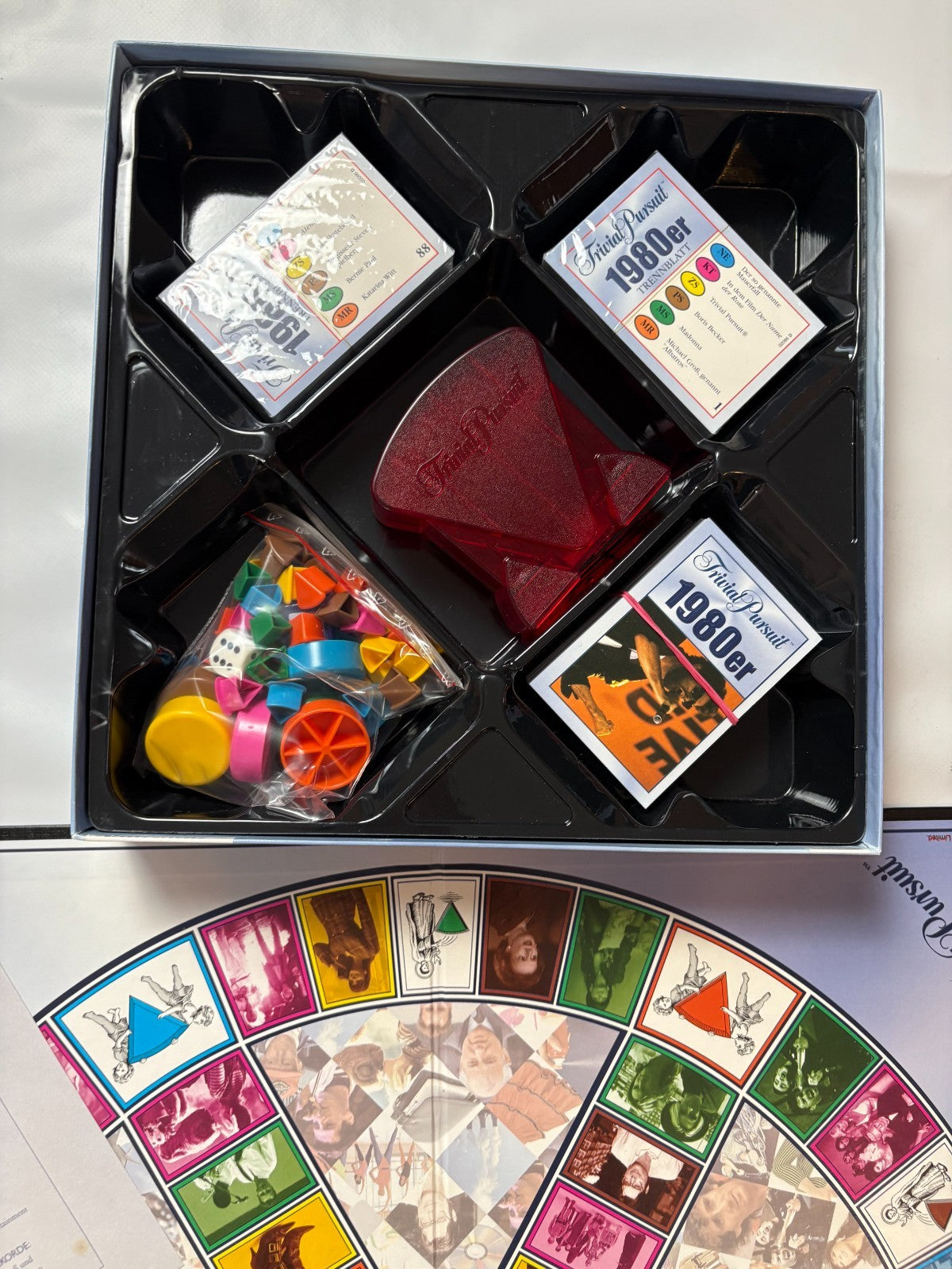 TRIVIAL PURSUIT 1980ER ZURÜCK IN DIE 80ER JAHRE PARKER HASBRO - Vollständig - Ansicht 8