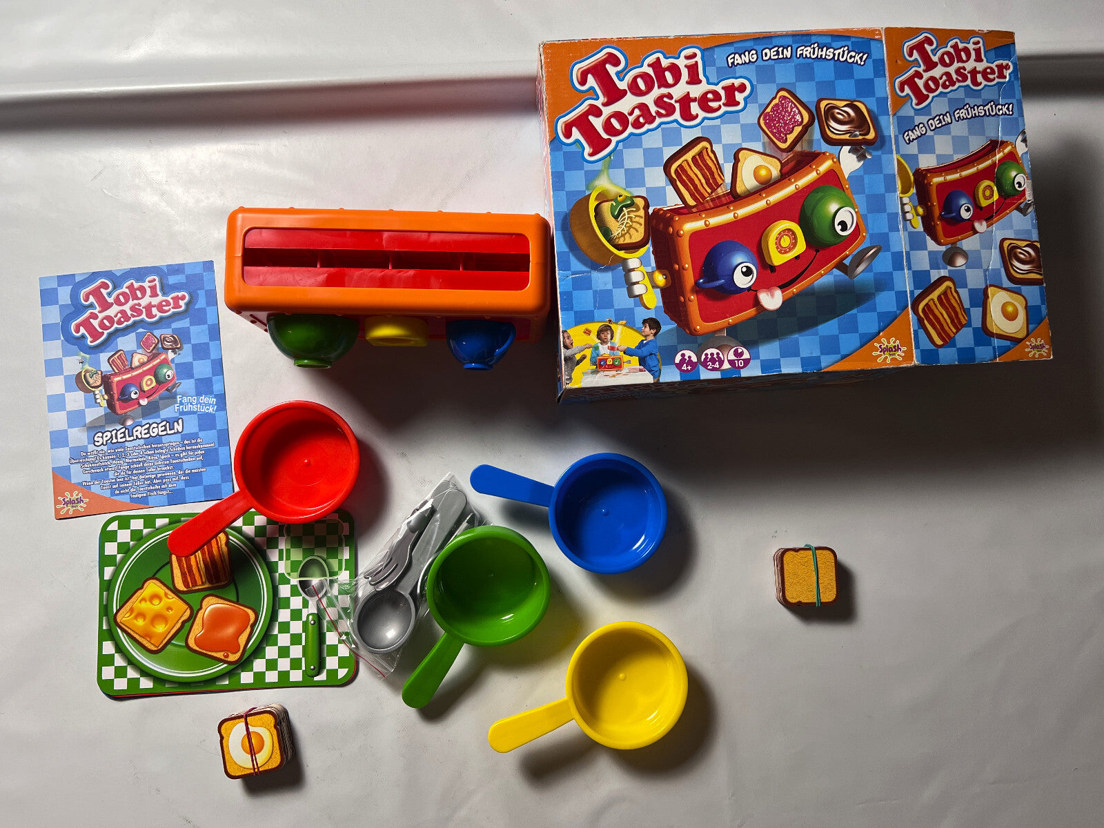 Tobi Toaster Spiel Splash Toys – gebraucht komplett – Brettspielimperium