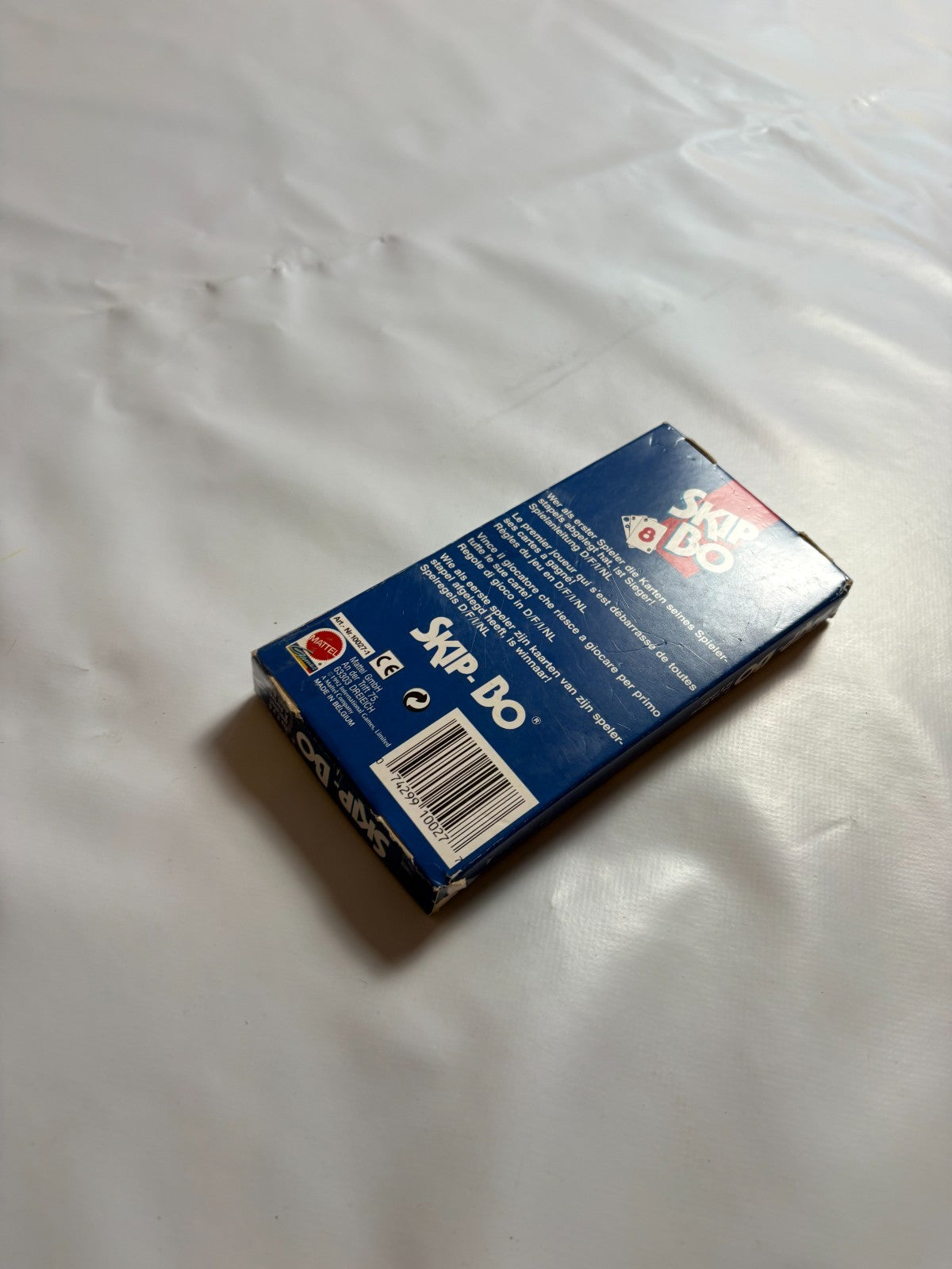 Skip Bo Kartenspiel Mattel blau rote Ausgabe 1992  - vollständig - Ansicht 12