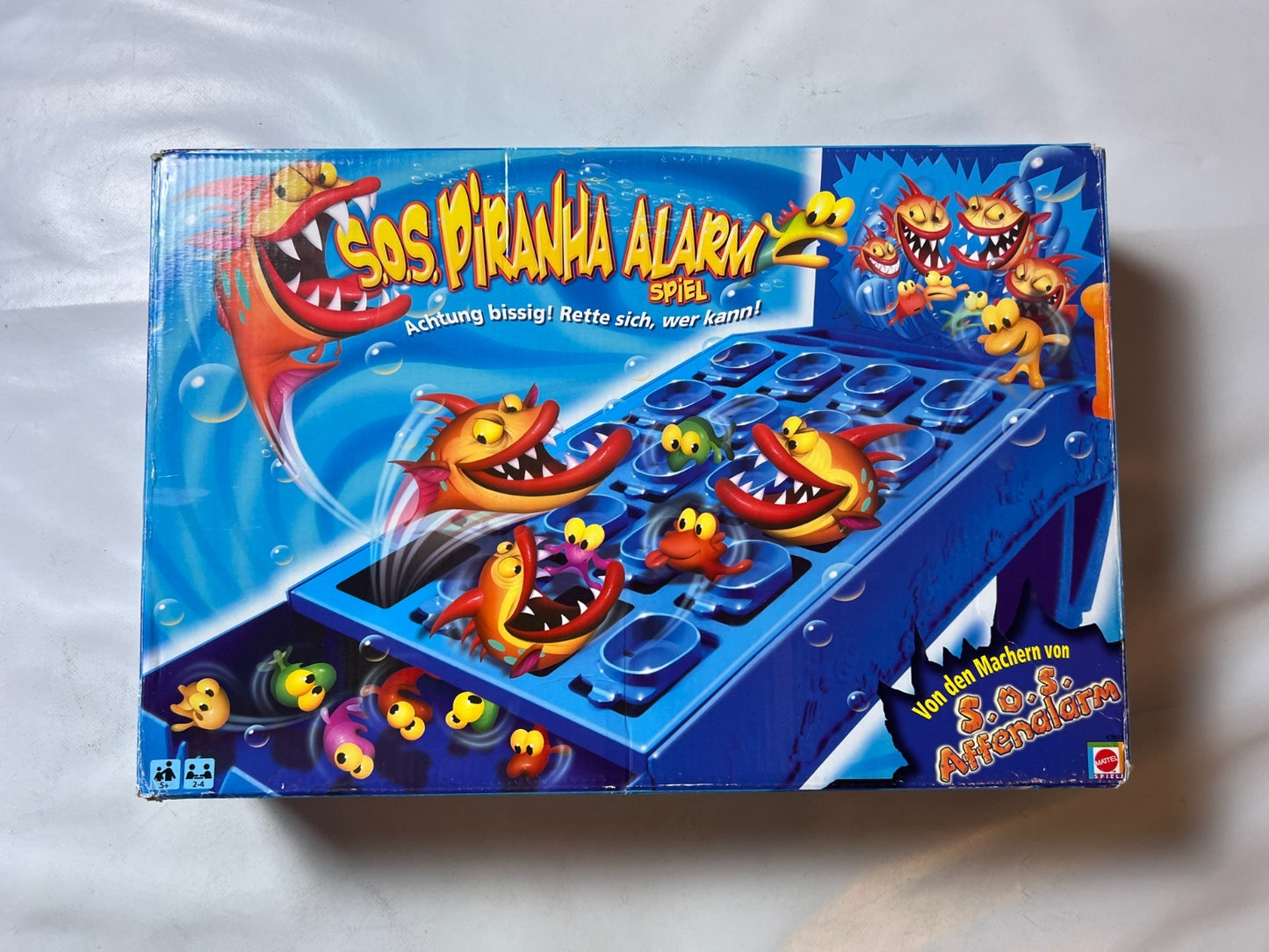 SOS Piranha Alarm  Mattel  Kinderspiel  ab 5 Jahre  Vollständig - Ansicht 5