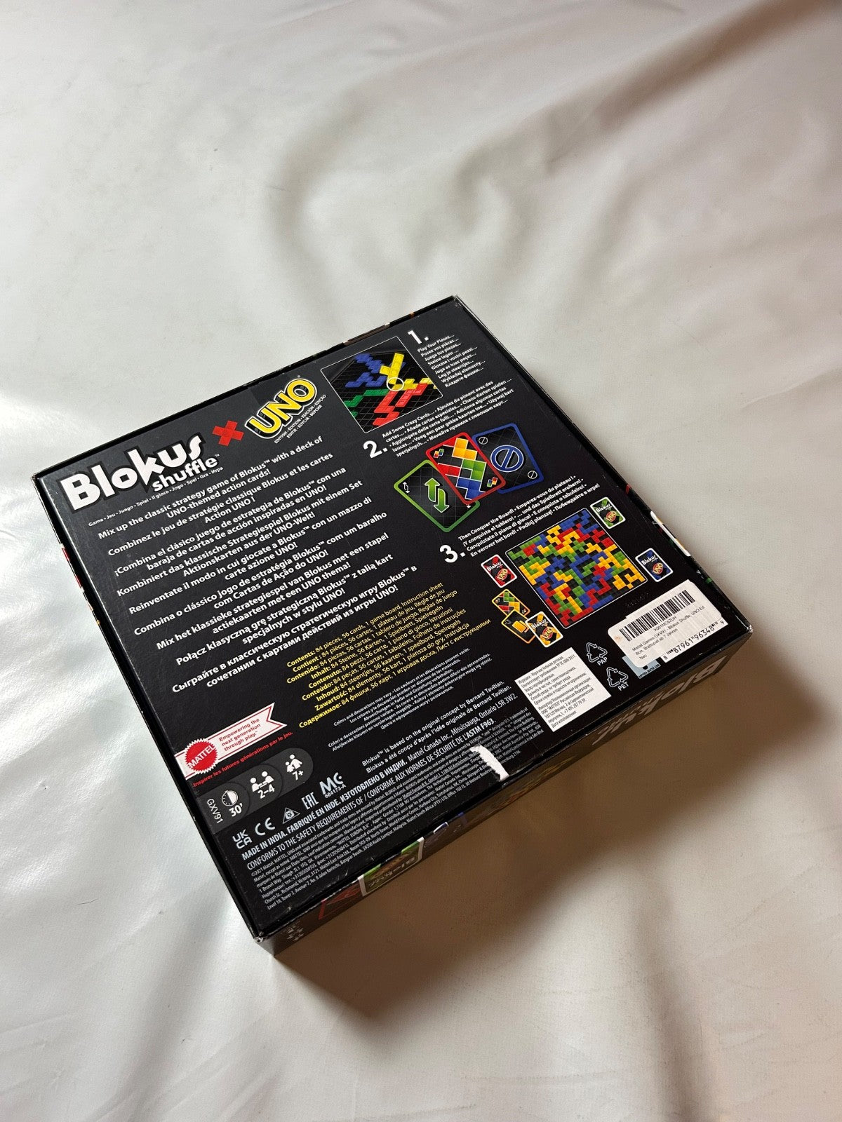 Blokus Shuffle UNO Edition Mattel  - Vollständig - Ansicht 11