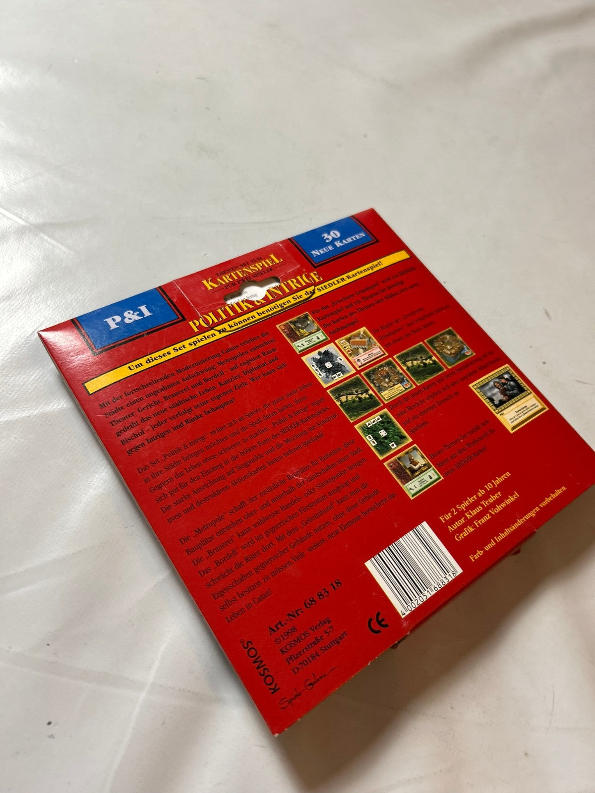 Detailfoto 2 – SKU W9367 – Kartenspiel gebraucht bei Brettspielimperium