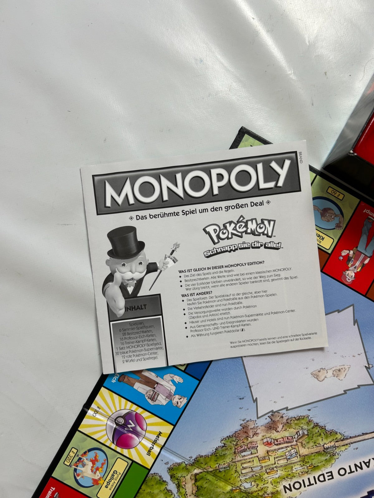 MONOPOLY  POKEMON  KANTO Edition deutsch Zinn Figuren  Vollständig - Ansicht 8