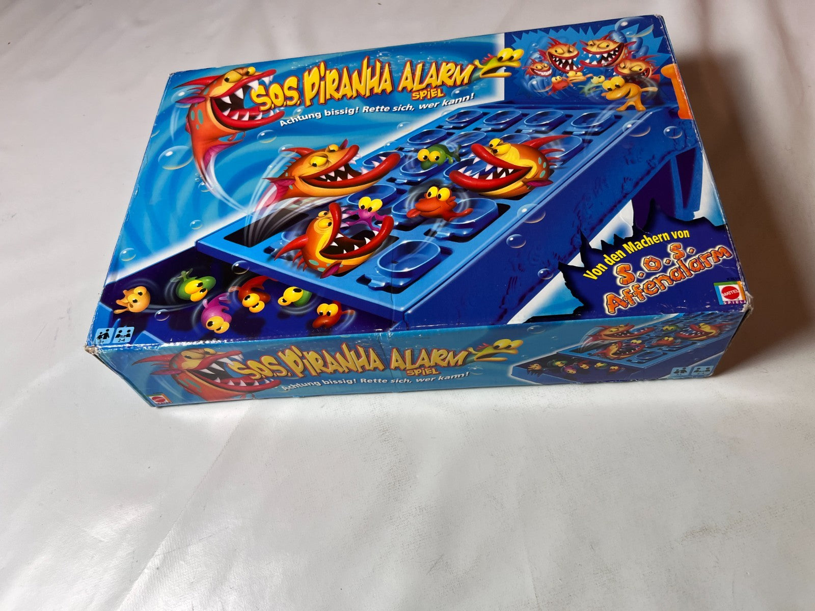SOS Piranha Alarm  Mattel  Kinderspiel  ab 5 Jahre  Vollständig - Ansicht 9