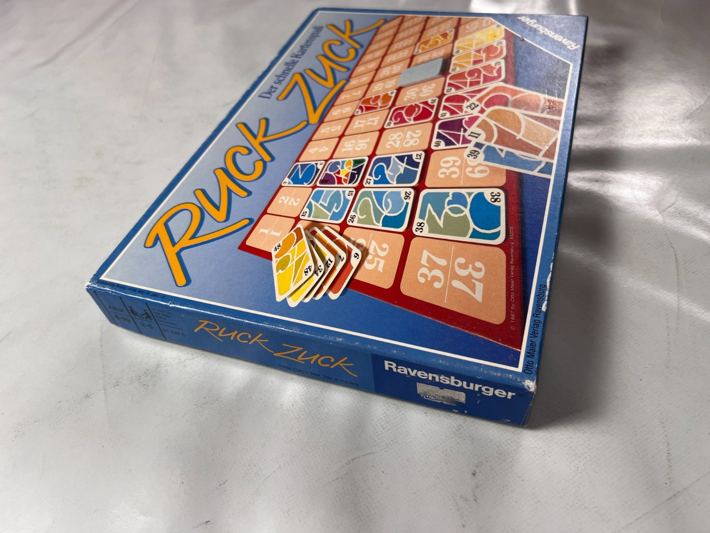 Ruck Zuck der schnelle Kartenspaß - Ravensburger Legespiel 1987 -Vollständig - Ansicht 6
