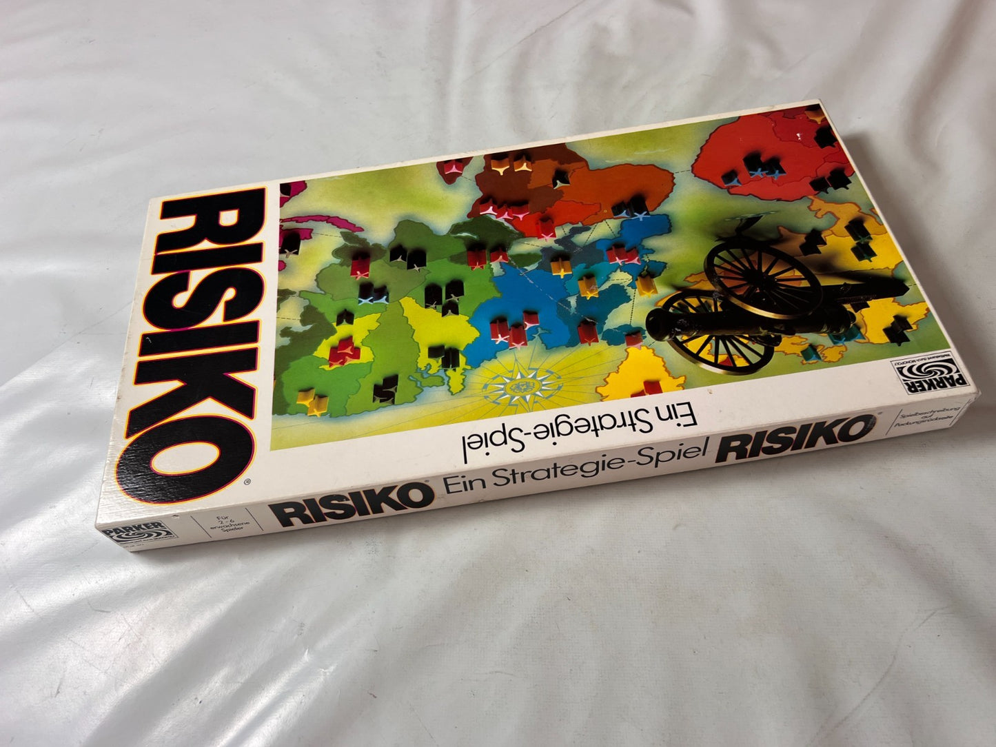 Brettspiel - Risiko - Strategiespiel weiße Ausgabe Parker 1982 - Vollständig - Ansicht 7