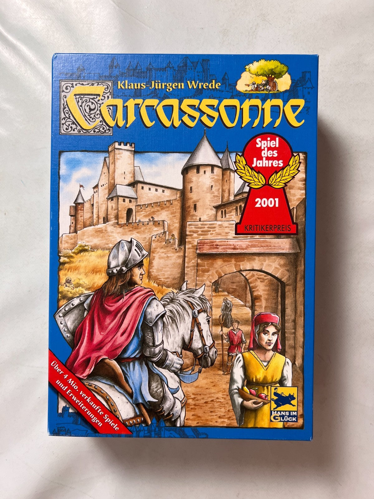 Carcassonne Hans im Glück2001 Altes Layout Legespiel Gesellschafts  Vollständig - Ansicht 4