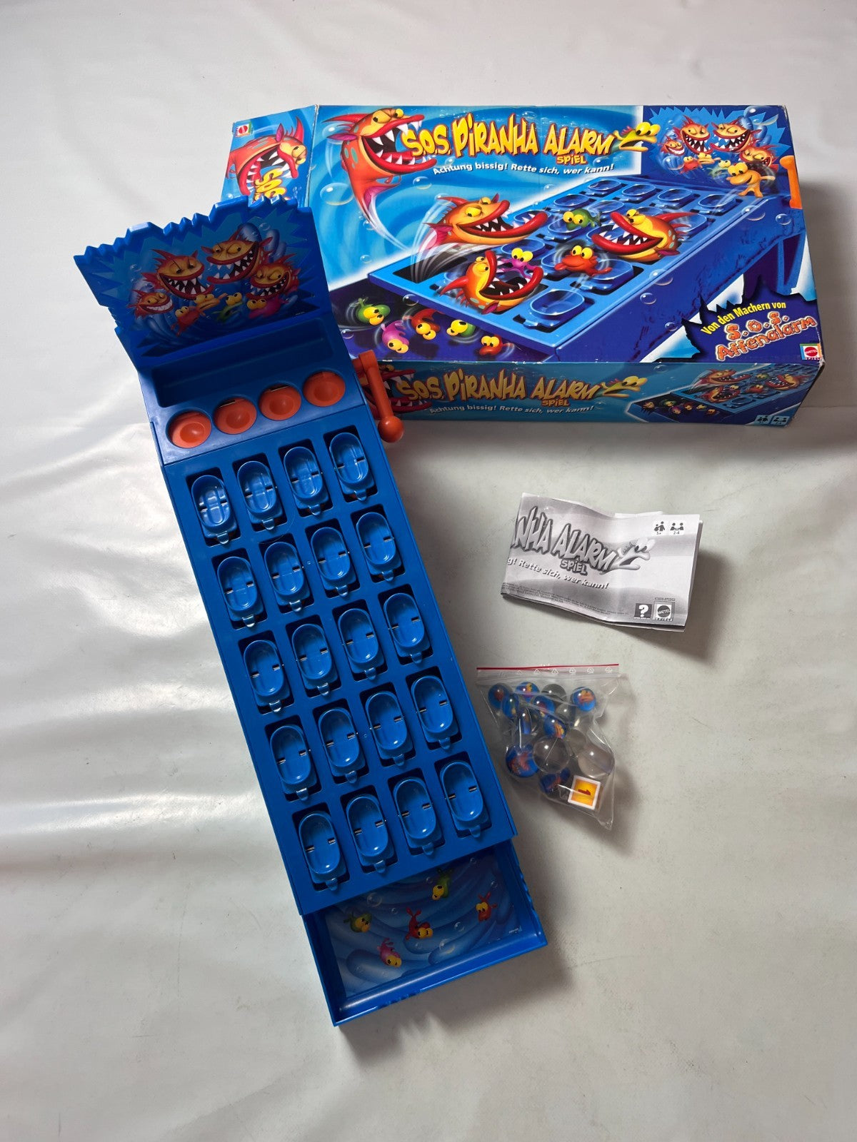 SOS Piranha Alarm - Mattel - Kinderspiel - ab 5 Jahre - Vollständig - Ansicht 2