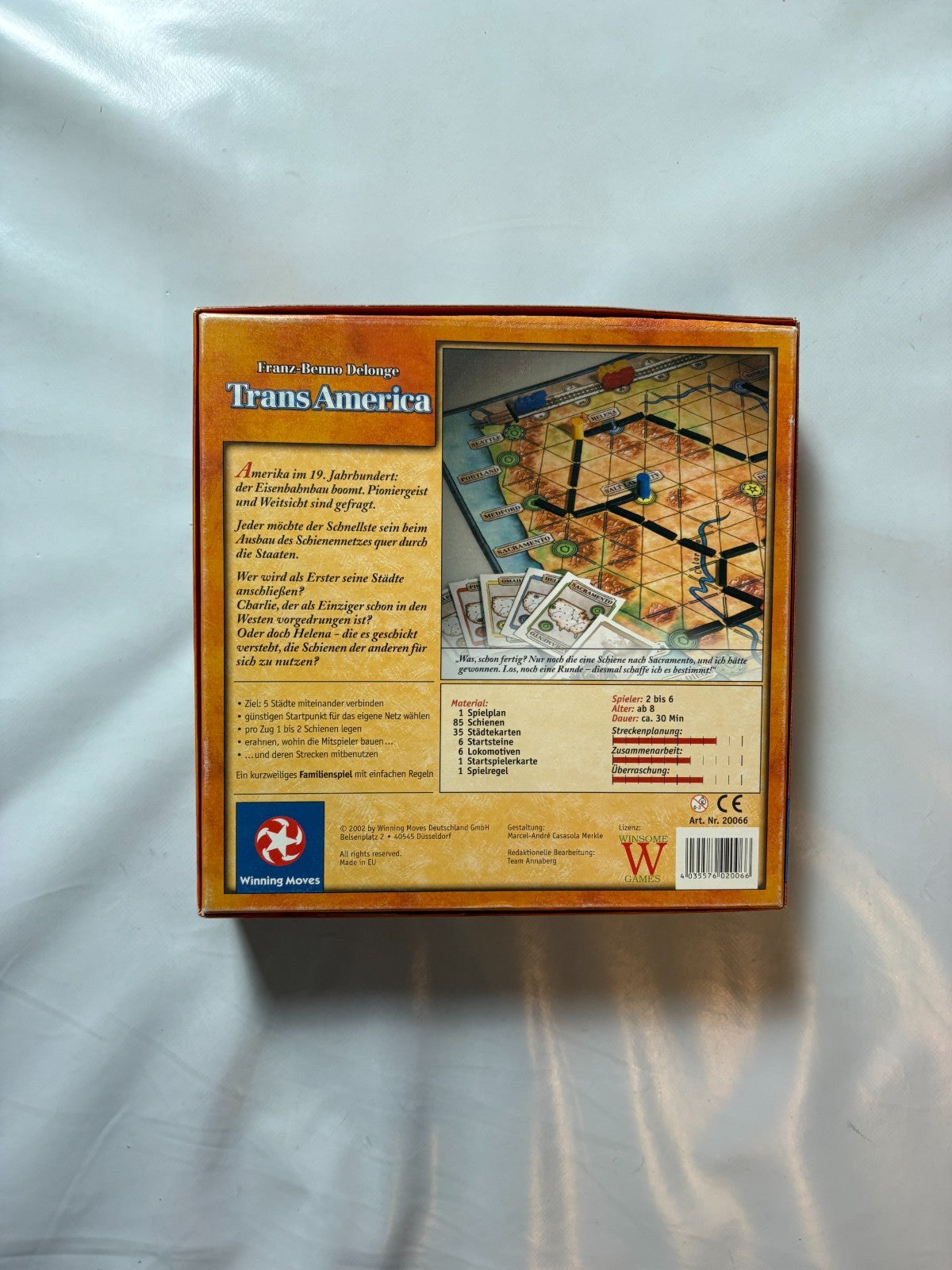 Trans America  Winning Moves  deutsch  Vollständig - Ansicht 9