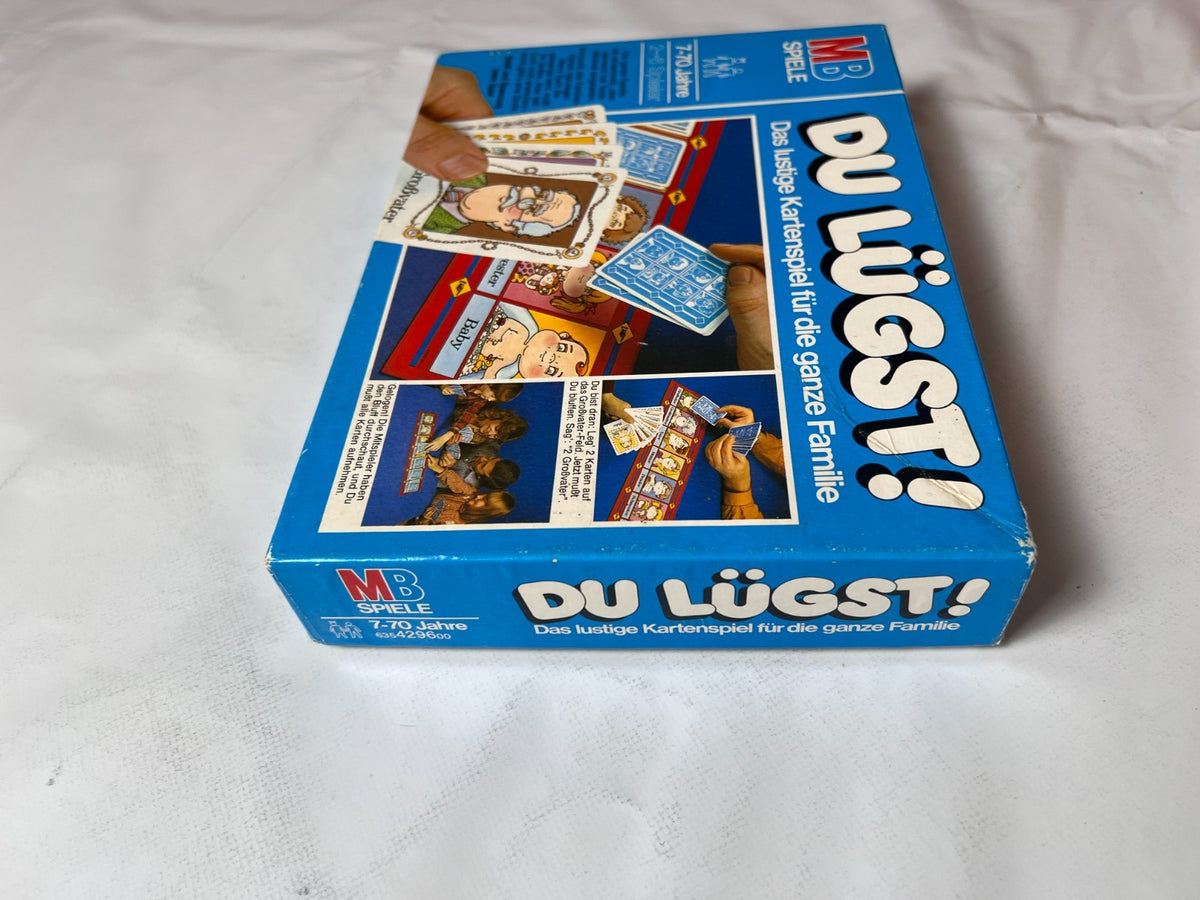 Du lügst! von MB Spiele Familienspiel Brettspiel Kartenspiel 1980 vollständig - Ansicht 7