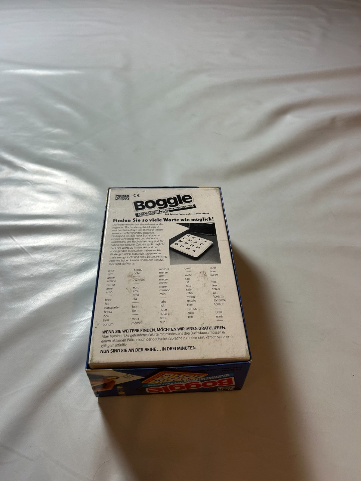 Boggle Kreuz und Quer durchs Wort Gewirr - PARKER  Deutsche 1985 - Vollständig - Ansicht 10