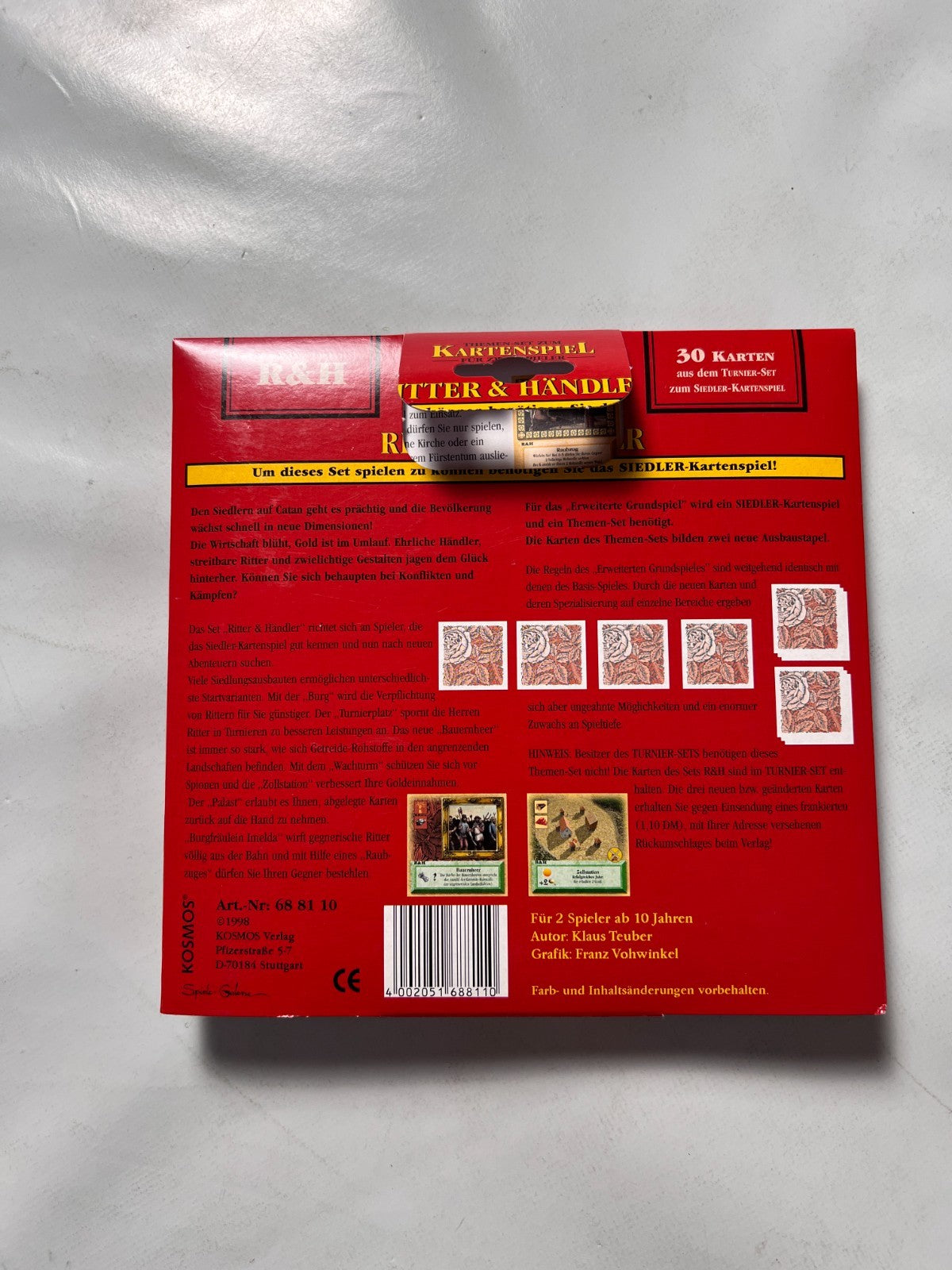 Siedler von Catan Erweiterung  Kartenspiel  Ritter und Händler  NEU - Ansicht 7