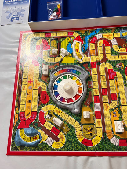 Spiel des Lebens MB 1984 Spiel blaue Ausgabe Brettspiel 2 Fahnen Vollständig - Ansicht 7