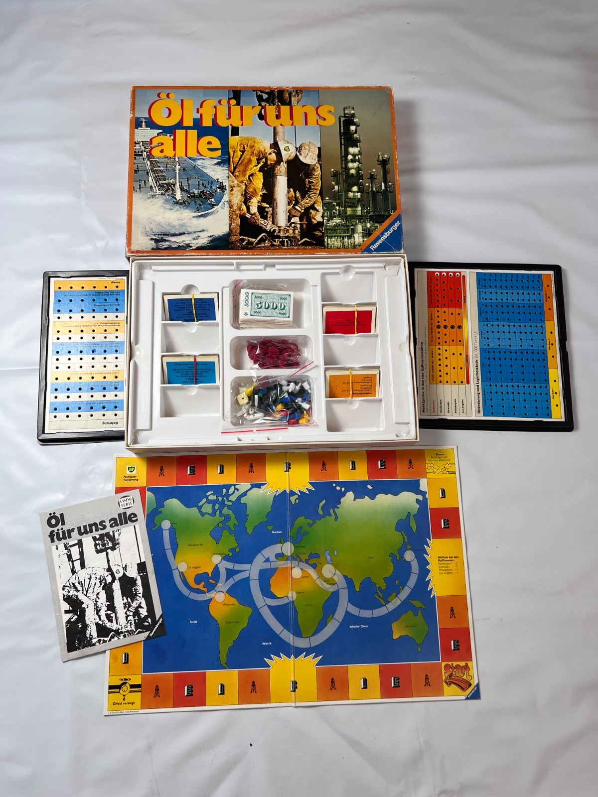Ravensburger Öl für uns alle 1976 Brettspiel Casino Serie - Vollständig - Ansicht 2