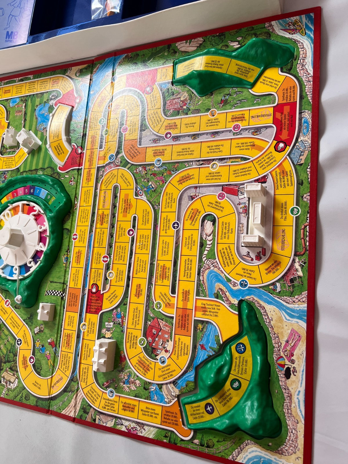 MB Spiele, Spiel des Lebens, 100 Jahre Edition, Vintage 1992, vollständig - Ansicht 6